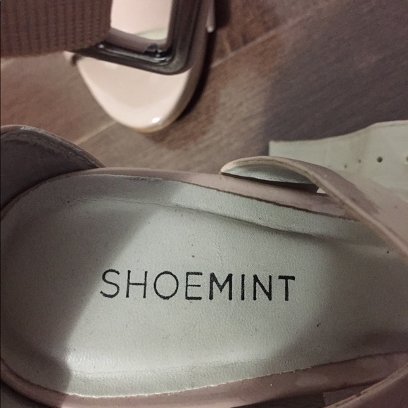 ShoeMint Nude heel sandals size 8.5 - Picture 4 of 7